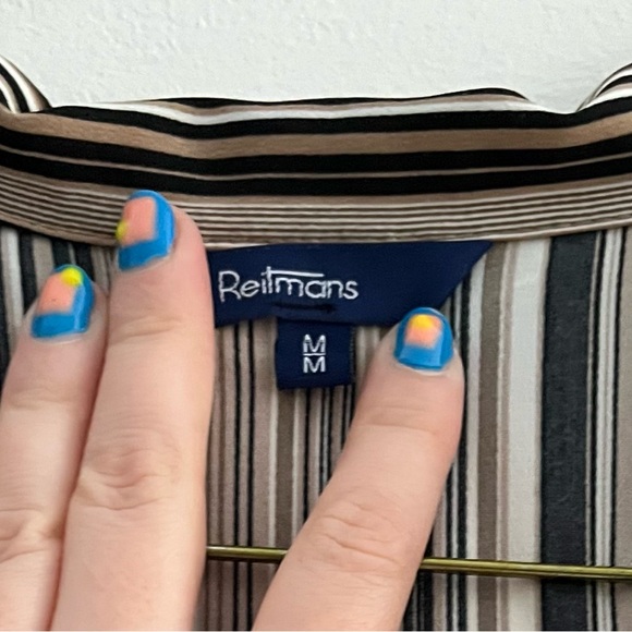 y2k striped blouse - Picture 4 of 4